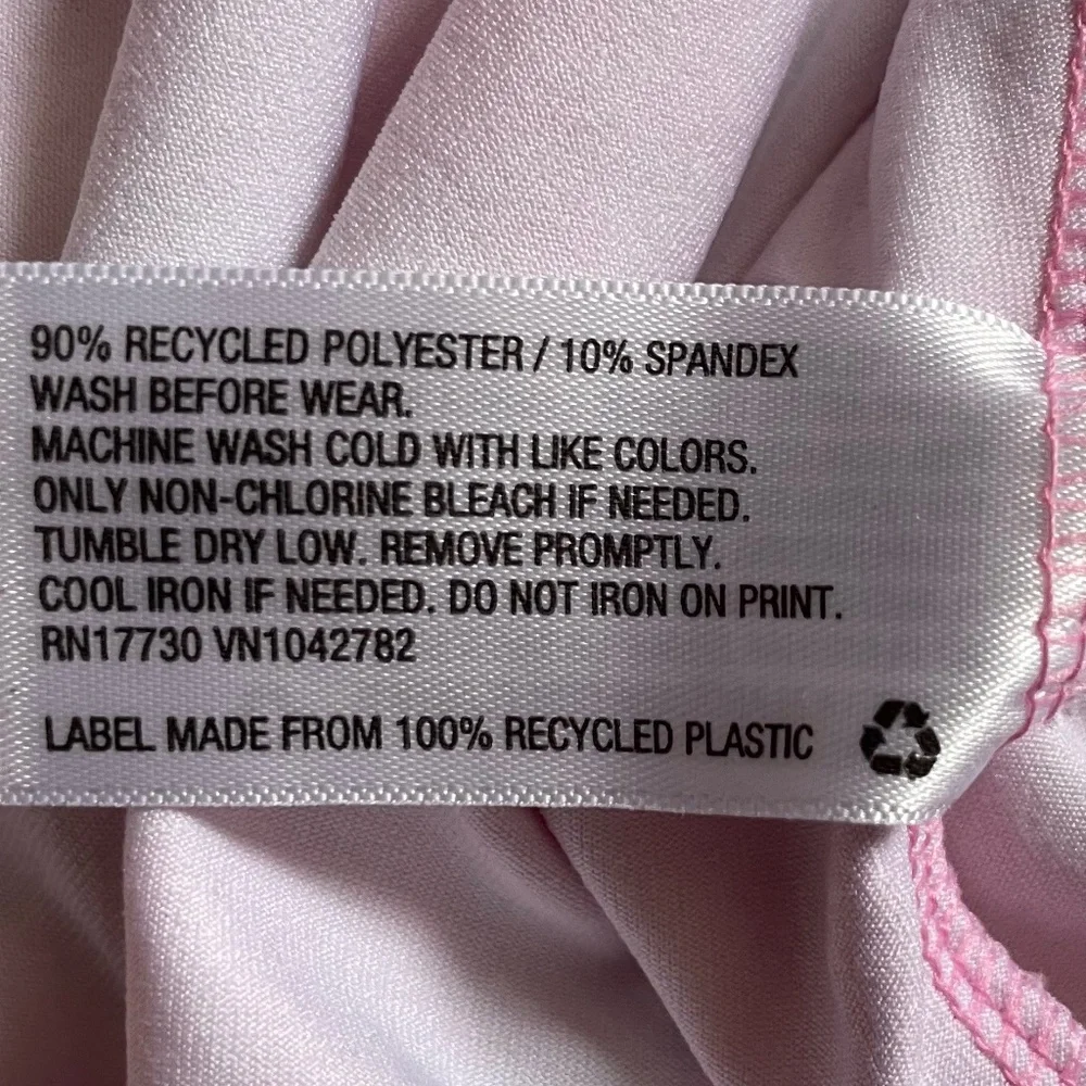 More Than Magic Girls XL 14/16 Pink White Tie Dye Swim Shirt Rashguard